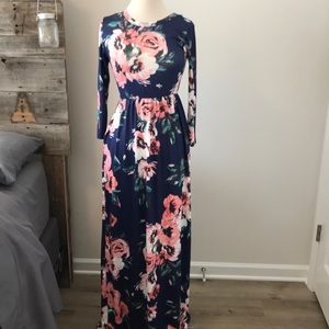 Flower maxi dress